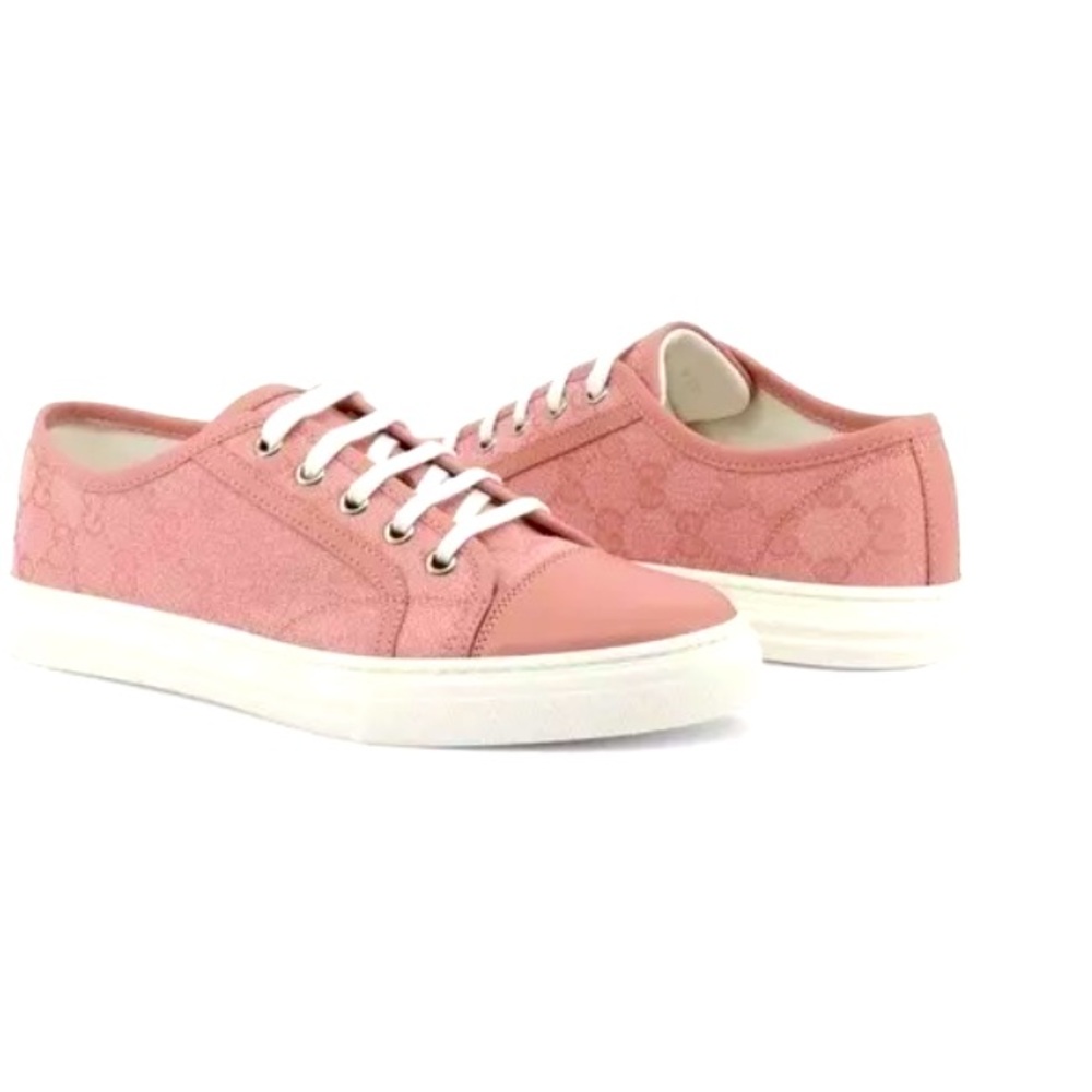 Gucci - GG Miro Soft Pink & White Sneakers Sz. 37
